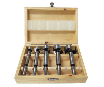 Zestaw wierteł cokowników do drewna 5el frez Magma wiertło cokowniki cokownik wycinaków otwornice otwornica frezów sękowników sękowniki flekowniki frezy wiertła drewna wiertło do drewna stolarskie pod zawiasy zdjęcie nr 4