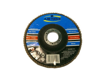 Tarcza tarcze lamelka listkowa 125mm 36 do metalu AJM TOOLS 10 sztuk 125 zdjęcie nr 7