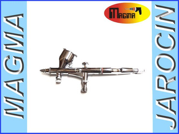 AEROGRAF AB180 Z DYSZĄ 0.2 ORAZ 0.30 DO AEROGRAFII + króciec GZ 1/4 i wężyk Airbrush AB-180 zdjęcie nr 7