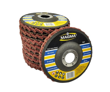 Tarcza lamelowa z włókniny 125 czerwona szlifowania polerowania włóknina lamelka listkowa zdjęcie nr 6