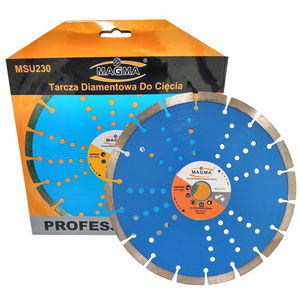 Tarcza diamentowa segmentowa do cięcia betonu 230x22,2mm MSU230 universal Magma MSU 230x22,2 230 x 22,2 230x22,2mm zdjęcie nr 7
