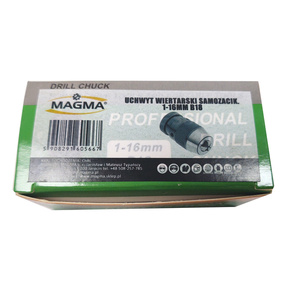 Uchwyt wiertarski samozaciskowy na wiertła 1-16 mm B18 główka PTRu zdjęcie nr 4