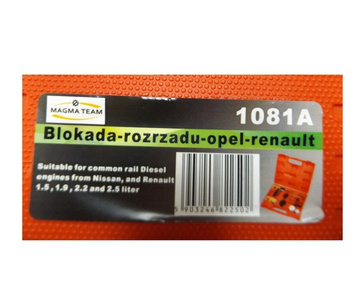 Blokada rozrządu RENAULT, NISSAN, OPEL 2.5 2.2 DCI engine twin cam locking tool 1081A zdjęcie nr 3