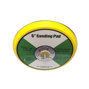 Tarcza dysk do szlifierki na rzep 150mm 6" 5/16" bez dziur sanding pad z pianką zdjęcie nr 3