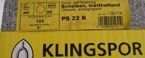 KRĄŻKI NA RZEP  ŚCIERNE KLINGSPOR PS22K 125 PS 22 K  UNION VIS