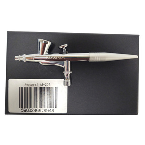 Aerograf 207 dwufunkcyjny dysza 0,4 AB-207 wężyk króciec do malowania paznokci zdjęcie nr 9