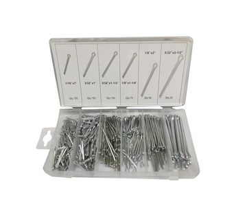 Zawleczki proste zestaw zawleczek 555 szt. komplet cotter pins SC-555 zdjęcie nr 5