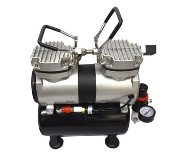 Aerograf 203K z kompresorem dwutłokowym do malowania 30T zestaw lakierniczy TG-203K zdjęcie nr 2