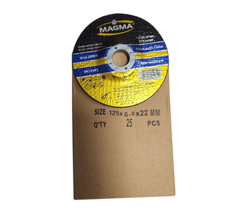 Tarcza do szlifowania metalu stali 125x6,4mm MAGMA zdjęcie nr 2