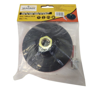 Dysk szlifierski na rzep 100 mm do szlifierki wiertarki z gąbką czepny backing backer pad disc rotoszlif zdjęcie nr 4