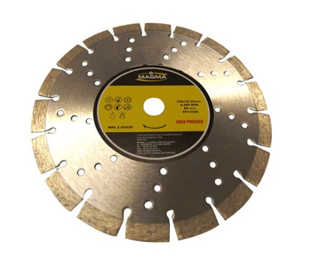 Tarcza diamentowa COLD zgrzewana na zimno 230x22,2mm marki MAGMA 230x22,2 230 x 22,2 230x22,2mm zdjęcie nr 3