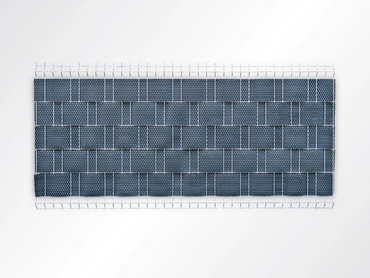 Taśma ogrodzeniowa technorattanowa, osłona płotu, 1200 g/m2 19x255cm RD03 Szary zdjęcie nr 2