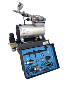 Aerograf AB-183K AB183K AB 183K + kompresor z butlą TC-20T zestaw pneumatyczny lakierniczy zdjęcie nr 28