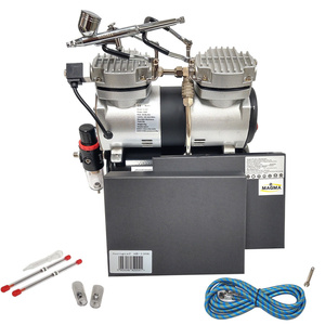 Aerograf AB-130K AB130K AB 130K z kompresorem dwutłokowym do malowania 30T zdjęcie nr 9