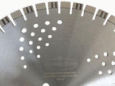 Tarcza diamentowa do betonu krawężników pro laserowa 350x25,4mm 350mm Turbo MLRC351 laser Magma Granit Klinkier Żelbeton do betonu zbrojonego MLRC 350x25,4 350 x 25,4 350x25,4mm H 15 mm zdjęcie nr 4