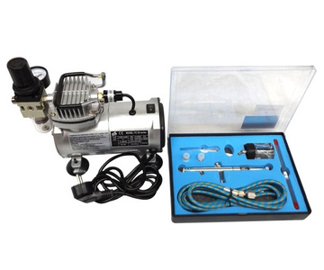 Kompresor mini aerograf TG182k zestaw do malowania do aerografii sprężarka TG-182K zdjęcie nr 5