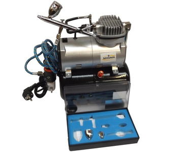 Kompresor do aerografów z butlą 20T + aerograf TG183 TG-183 zdjęcie nr 4