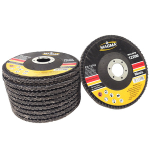 Tarcza tarcze do metalu szlifowania lamelka listkowa 125mm gr80 P80 Magma Tarcza lamelkowa Elektrokorund płytkowa płytkowe zdjęcie nr 9