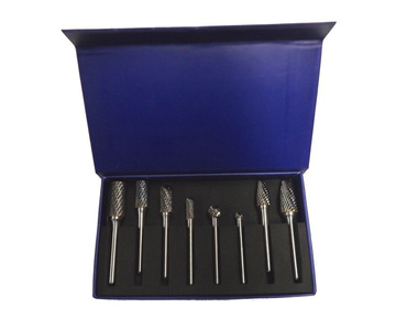 Mini szlifierka 1/4" pneumatyczna Kit AT7032BK trzpieniowa + 8 sztuk frezów HM widiowych do metalu zdjęcie nr 12