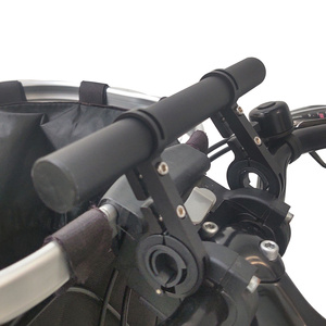 Uchwyt rowerowy dodatkowy przedłużenie kierownicy CRJBS uchwyt na telefon smartfon lampkę rowerową zdjęcie nr 5