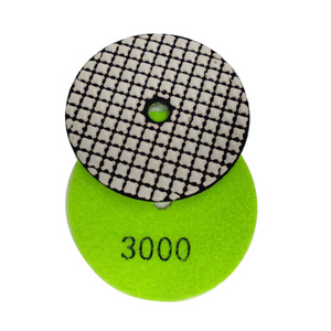 Tarcza diamentowa rzepik na sucho 100 mm gr 3000 szare szlifowania gres gresu kamień granit poler polerowania polerska fazowania P 3000 G3000 #3000 zdjęcie nr 2