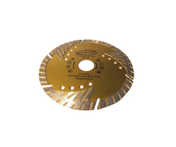 Tarcza diamentowa do cięcia betonu kamienia 125x22,2mm turbo GC MTT125 głębokie cięcie Magma granitu MTT 125x22,2 125 x 22,2 125x22,2mm zdjęcie nr 1