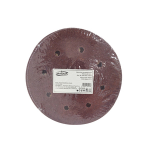 Krążki ścierne 180 mm papier na rzep gr. 36 z otworami 100 szt ścierny krążek samoprzylepne otwory 110 mm zdjęcie nr 8