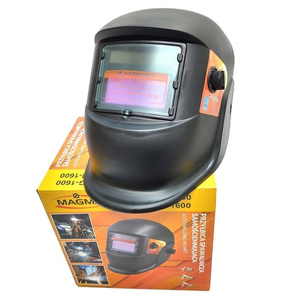 Przyłbica maska spawalnicza z filtrem 108LD KM1600 czarna + kątownik magnetyczny 22kg zdjęcie nr 4