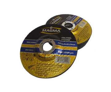 Tarcza do szlifowania metalu stali 125x6,0mm MAGMA 125x6 zdjęcie nr 6