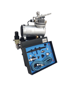 Aerograf AB-183K AB183K AB 183K + kompresor z butlą TC-20T zestaw pneumatyczny lakierniczy zdjęcie nr 31