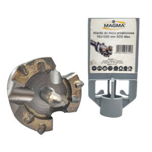 Wiertło do muru przebiciowe 55x1000 mm SDS Max 55 x 1000 frez zdjęcie nr 3