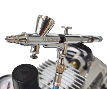 Kompresor do aerografów TC20T + aerograf TG208 zdjęcie nr 3