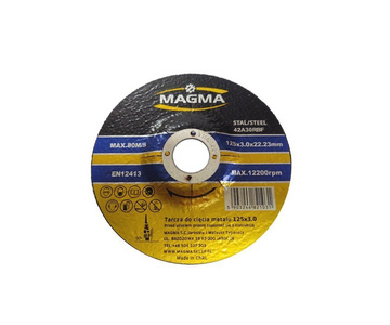 Tarcza do cięcia metalu stali 125x3,0mm MAGMA zdjęcie nr 5