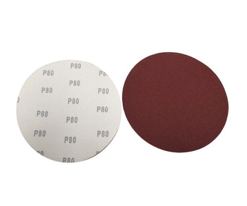 Krążki ścierne 225mm papier na rzep gr. 80 10 szt ścierny krążek samoprzylepne styropianu zdjęcie nr 2