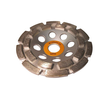 Tarcza diamentowa garnkowa 125x22,2 segmentowa PROFI SCWD125P srebrna Magma podwójny segment zdjęcie nr 4