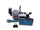 Aerograf kompresor stojak pistolet lakierniczy TG 130 mini TG130 z kompresorem TG-130