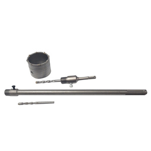 Otwornica do betonu 65mm przejście adapter sds+ plus frez przejścia + Adapter 450 mm przejście SDS MAX  zdjęcie nr 1
