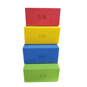 Zestaw kostek kostka do szlifowania kamieńia 90x55 gr 50 + 100 + 200 + 400 zdjęcie nr 6