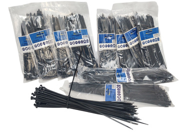 Zestaw opasek zaciskowych 1100 szt czarne z filtrem UV zdjęcie nr 12