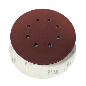 Krążki ścierne 180 mm papier na rzep gr. 150 z otworami 10 szt ścierny krążek samoprzylepne zdjęcie nr 10