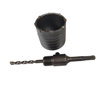 Otwornica do betonu 65mm przejście adapter sds+ plus frez przejścia zdjęcie nr 3