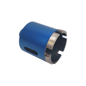 Wiertło diamentowe 50 mm z gwintem M14 niebieskie granitu otwornica koronka kamień zdjęcie nr 3