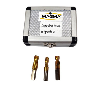 Zestaw wierteł do zgrzewów punktowych wiertło do spoin Magma 3el. zdjęcie nr 4