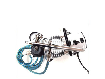 Aerograf TG-208K z kompresorem zestaw pistolety 2s zdjęcie nr 3