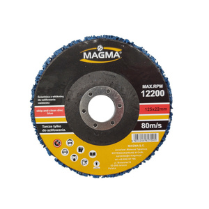 Dysk krążek tarcza 125 do usuwania rdzy farby włosy murzyna włóknina niebieska tarcza do szlifowania metalu 125mm tarcze Krążek z nylonu ściernego 125x22mm do czyszczenia zgrubnego