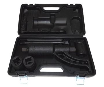 Klucz do kół z przekładnią 30 32 33mm 1:61 + nasadki udarowe 1" klucza 17-41 zestaw 10el. nasadka zdjęcie nr 4