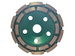 Tarcza diamentowa segmentowa garnkowa 125x22,23 zielona profesjonalna PROFI MCWD125P Magma głowica do szlifowania betonu podwójny segment  zdjęcie w nawigacji nr 2