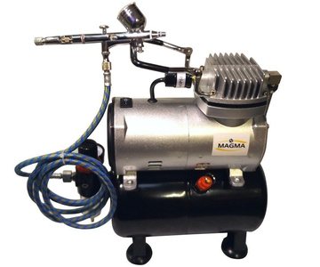 Kompresor do malowania z butlą TC-20T z aerografem TG-203K zdjęcie nr 6