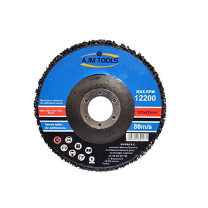 Tarcza tarcze do szlifowania metalu stali z włókniną czarna 125 dysk krążek do usuwania rdzy farby włosy murzyna BRICK METAL WOOD zdjęcie nr 6