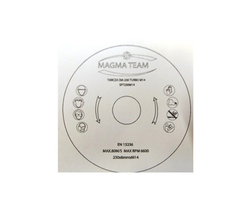 Tarcza diamentowa do cięcia betonu 230mm M14 turbo SPT230M14 Magma FLANGE SPT zdjęcie nr 5